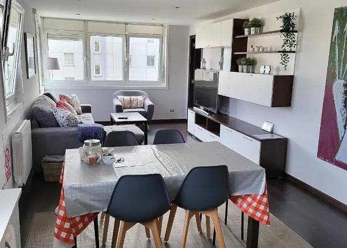 公寓 A 50 Metros Del Paseo Maritimo 拉科鲁尼亚